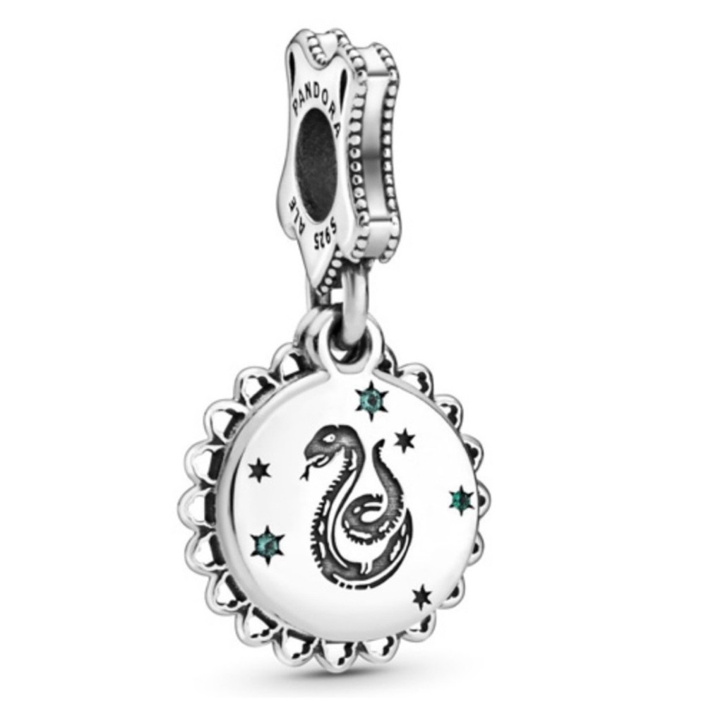 Brand New Retired Pandora x Harry Potter Slytherin House Dangle Charm